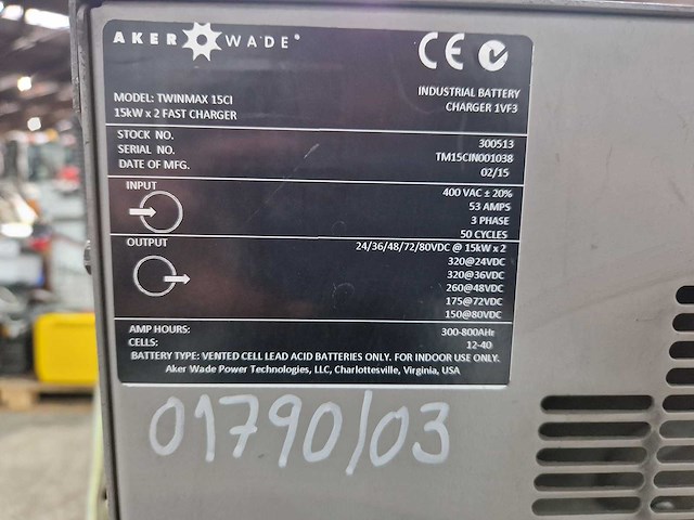 Akerwade - twinmax 15ci - heftruck toebehore - 2015 - afbeelding 6 van  6