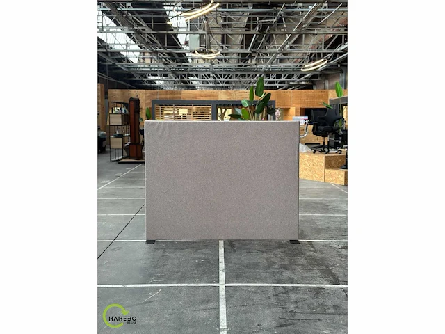 Akoestisch decorpaneel | grijs 180 x 140 cm; dikte 32 mm (2x) - afbeelding 1 van  2