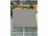 Akoestisch decorpaneel | grijs 180 x 140 cm; dikte 32 mm (2x) - afbeelding 2 van  2