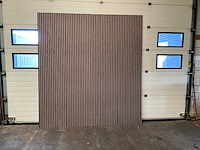 Akoestisch wandpaneel - 2600x600x21mm - walnoot (20x) - afbeelding 3 van  6
