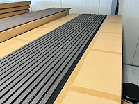 Akoestisch wandpaneel - 2800x600 mm - zwart eiken (12x) - afbeelding 8 van  9