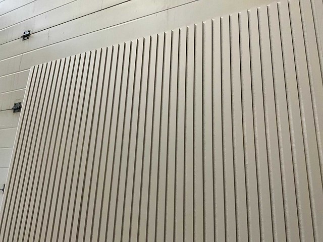 Akoestisch wandpaneel 2600x600x18 mm beige (20x) - afbeelding 1 van  2