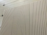 Akoestisch wandpaneel 2600x600x18 mm beige (20x) - afbeelding 1 van  2