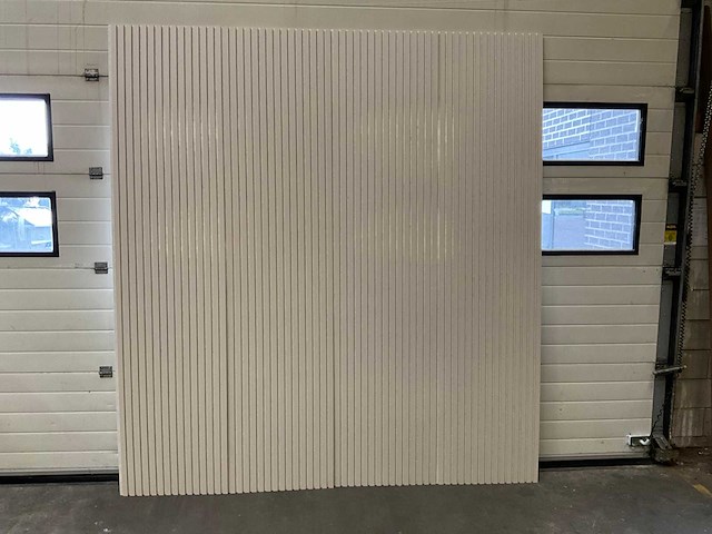 Akoestisch wandpaneel 2600x600x18 mm beige (8x) - afbeelding 1 van  6