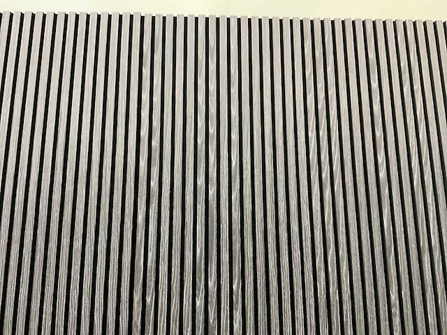 Akoestisch wandpaneel 2600x600x21mm zwart/grijs (12x) - afbeelding 2 van  4
