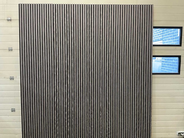 Akoestisch wandpaneel 2600x600x21mm zwart/grijs (20x) - afbeelding 5 van  6