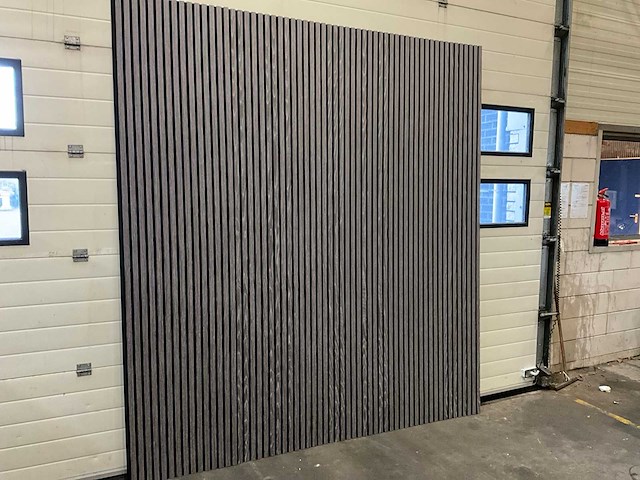 Akoestisch wandpaneel 2600x600x21mm zwart/grijs (20x) - afbeelding 3 van  6