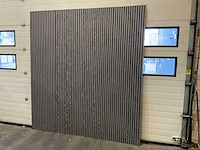Akoestisch wandpaneel 2600x600x21mm zwart/grijs (20x) - afbeelding 1 van  6