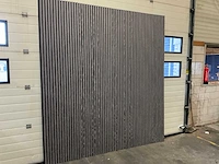 Akoestisch wandpaneel 2600x600x21mm zwart/grijs (20x) - afbeelding 3 van  6