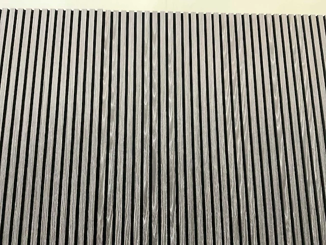 Akoestisch wandpaneel 2600x600x21mm zwart/grijs (20x) - afbeelding 4 van  6