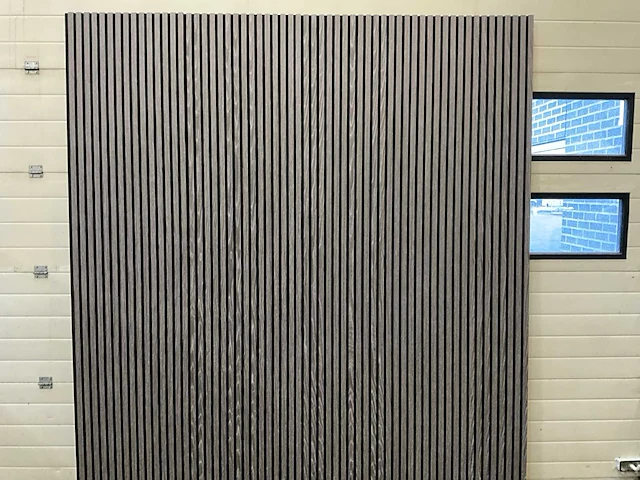 Akoestisch wandpaneel 2600x600x21mm zwart/grijs (20x) - afbeelding 5 van  6