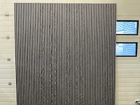 Akoestisch wandpaneel 2600x600x21mm zwart/grijs (20x) - afbeelding 5 van  6