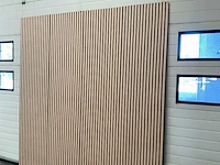 Akoestisch wandpaneel licht eiken 2600x600mm (12x) - afbeelding 4 van  9