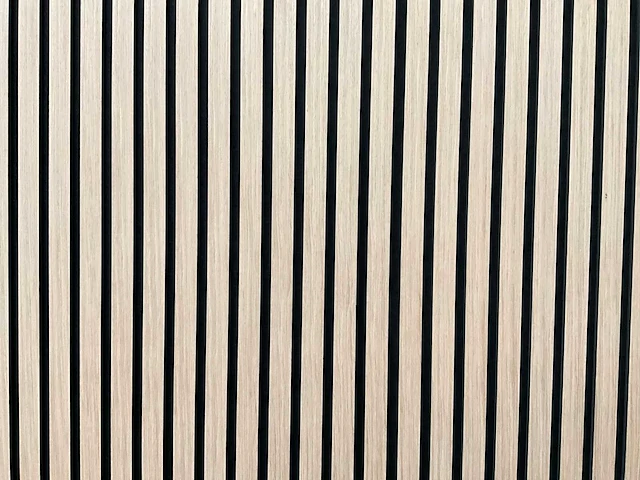 Akoestisch wandpaneel licht eiken 2600x600mm (12x) - afbeelding 6 van  9