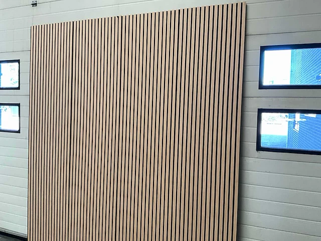 Akoestisch wandpaneel licht eiken 2600x600mm (20x) - afbeelding 4 van  9
