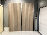 Akoestisch wandpaneel licht eiken 2600x60mm (20x) - afbeelding 1 van  7