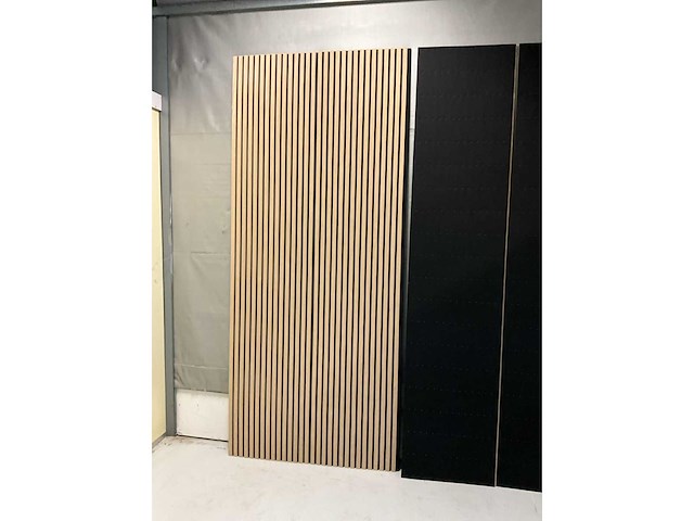 Akoestisch wandpaneel licht eiken 2600x60mm (20x) - afbeelding 3 van  7