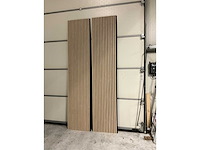 Akoestisch wandpaneel licht eiken 2600x60mm (20x) - afbeelding 7 van  7