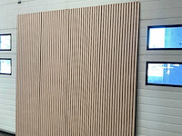 Akoestisch wandpaneel licht eiken 2600x60mm (8x) - afbeelding 4 van  9