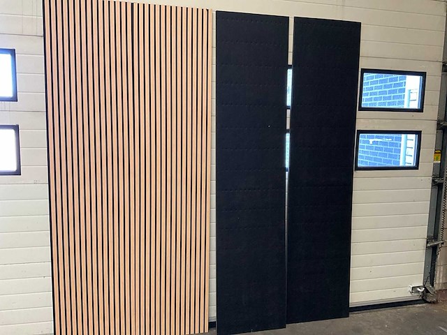 Akoestisch wandpaneel licht eiken 2600x60mm (8x) - afbeelding 8 van  9