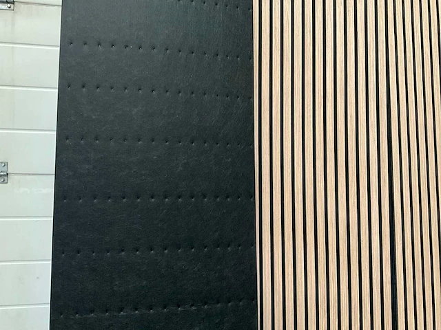 Akoestisch wandpaneel licht walnoot 2600x600mm (12x) - afbeelding 10 van  10