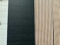 Akoestisch wandpaneel licht walnoot 2600x600mm (8x) - afbeelding 10 van  10
