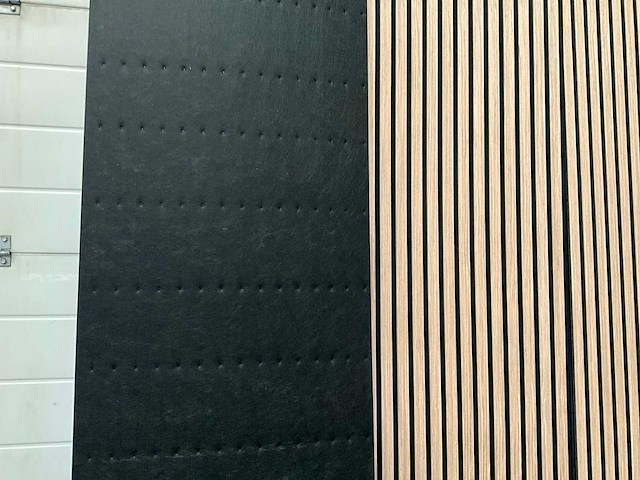 Akoestisch wandpaneel licht walnoot 2600x600mm (8x) - afbeelding 3 van  3