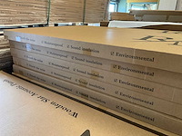 Akoestisch wandpaneel walnoot 2600x600mm (8x) - afbeelding 7 van  8