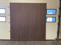 Akoestisch wandpaneel walnoot 2600x600mm (8x) - afbeelding 1 van  8