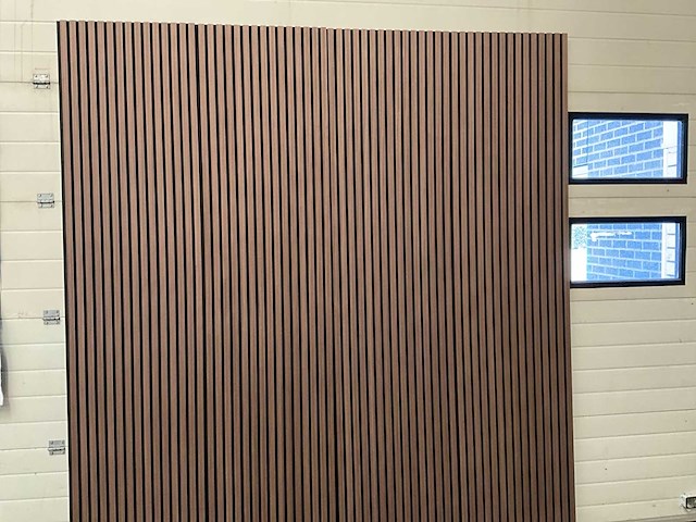 Akoestisch wandpaneel walnoot 2600x600mm (8x) - afbeelding 4 van  8