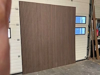 Akoestisch wandpaneel walnoot 2600x600mm (8x) - afbeelding 2 van  8
