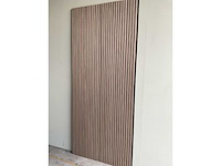 Akoestisch wandpaneel walnoot 2600x600x21mm (20x) - afbeelding 5 van  6