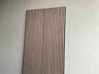 Akoestisch wandpaneel walnoot 2800x600x21mm (12x) - afbeelding 5 van  6