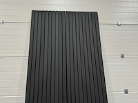 Akoestisch wandpaneel zwart (12x) - afbeelding 4 van  15