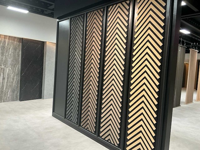 Akoestische panelen / donker gerookt naturel eiken (92x) - afbeelding 1 van  14