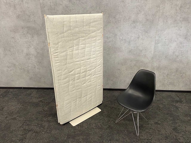Akoestische scheidingswand met voet - beige - afbeelding 8 van  8