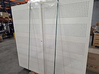 Akoestische schuifdeurkast, gispen, wit - afbeelding 2 van  3