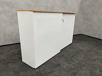 Akoestische schuifdeurkast wit - met sleutel - afbeelding 7 van  14