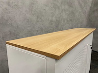 Akoestische schuifdeurkast wit - met sleutel - afbeelding 4 van  14