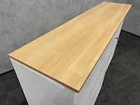 Akoestische schuifdeurkast wit - met sleutel - afbeelding 5 van  14