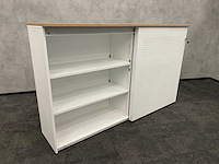 Akoestische schuifdeurkast wit - met sleutel - afbeelding 9 van  14