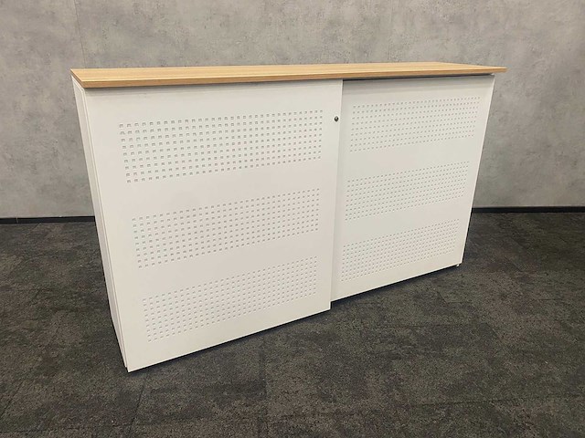 Akoestische schuifdeurkast wit - afbeelding 1 van  8