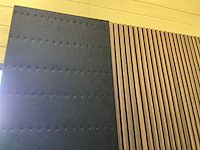 Akoestische wandpanelen - 2600x600mm - gerookt eiken (12x) - afbeelding 3 van  6