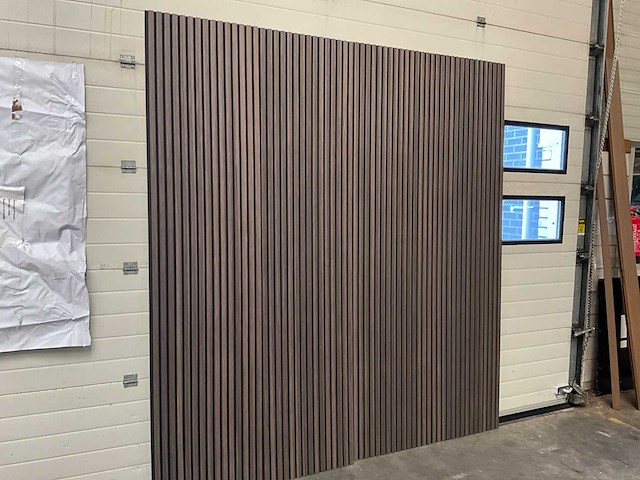 Akoestische wandpanelen - 2600x600mm - gerookt eiken (12x) - afbeelding 1 van  6