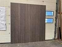 Akoestische wandpanelen - 2600x600mm - gerookt eiken (12x) - afbeelding 3 van  6