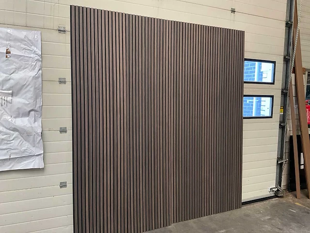 Akoestische wandpanelen - 2600x600mm - gerookt eiken (12x) - afbeelding 1 van  6
