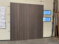 Akoestische wandpanelen - 2600x600mm - gerookt eiken (20x) - afbeelding 3 van  6