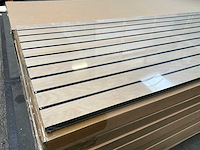 Akoestische wandpanelen eiken - extra breed 280x60 cm (60x) - afbeelding 4 van  4