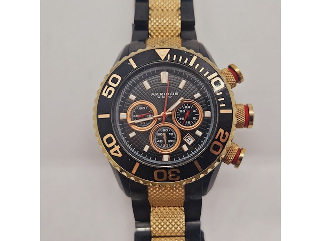 Akribos conqueror ak512tt chronograaf herenhorloge - afbeelding 1 van  7