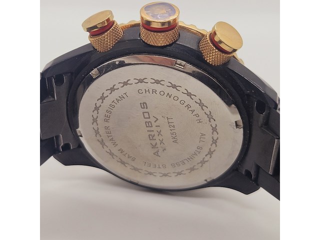 Akribos conqueror ak512tt chronograaf herenhorloge - afbeelding 7 van  7